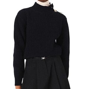 Manchino Wool Roll Neck Sweater
